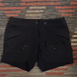 Athleta black active shorts size 0